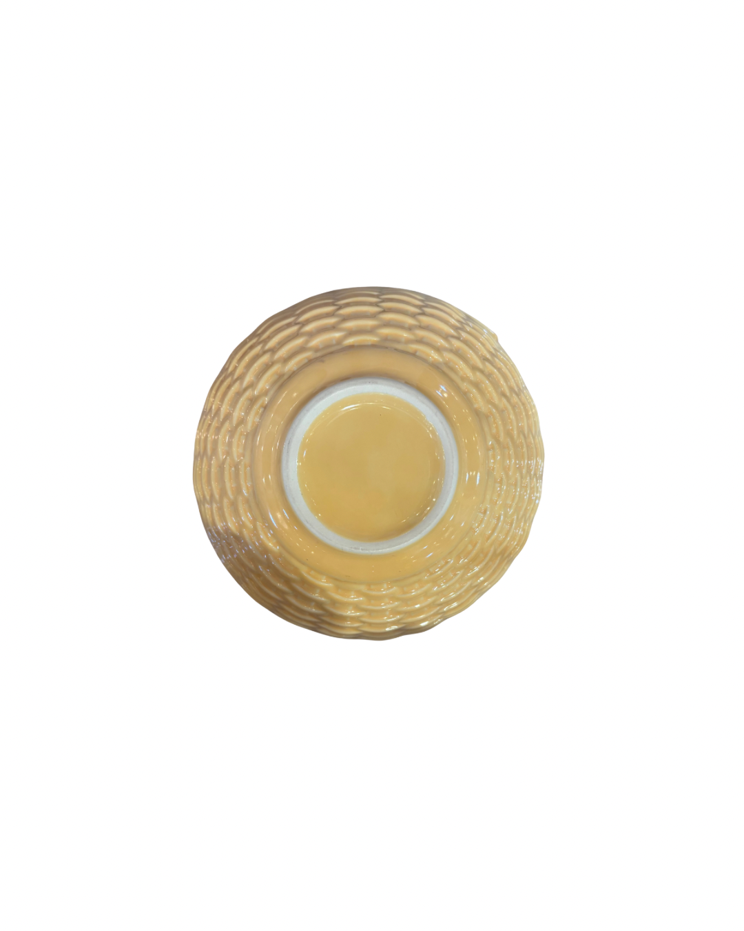 Rattan Ceramic Mixing Bowl